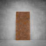 Laser Cut Screen - Design 076 - 2000 X 1000 X 20 Rust Coat Indoor
