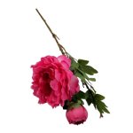 Peony 3 Head 60CM - Cerise