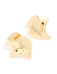 Goldair Gold Plated Warped Twist Earrings