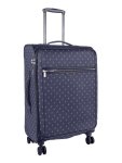 Polo Signature Luggage 4 Wheel Carry On Trolley -black - Ys Travel Bags