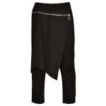 Zip Wrap Track Pant - Black L