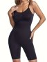 Bodysuit Shaping Underwear With Abdomen Control Buttocks Lifting High-waisted Panties Postpartum Slimming Bodysuit With Chest Support And Shoulder Straps