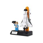 Space Shuttle & Barbara Morgan 103 Piece Building Blocks Set