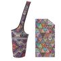 Yoga Mat Bag & Bath Towel Mandala Style Large Size Pocket Hold Accessories