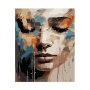 Diy Number Painting Kit Unframed - Stunning Art With Ease Funky Cheetah
