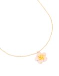 Goldair Gold Frangipani Flower Pendant Necklace