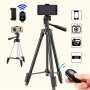 Vloging Dslr Flexible Tripod Extendable Travel Lightweight Stand Remote Control For Vlog Mobile Cell Phone Mount Camera Gopro Live