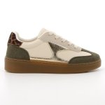 Pierre Cardin Rumba 1 Ladies Lace Up Sneaker - Olive - 8