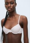Cotton Demi Push-up Bra - Powder Pink