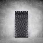 Laser Cut Screen - Design 021 - 1040 X 535 X 20 Matt Black Indoor