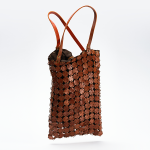 Lola Funky Tan Leather Shoulder Bag - Tan Leather