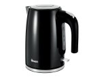 Swan Townhouse Stainless Steel Cordless Kettle 1.7L Black