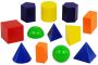 3D Geometric Shapes Solids 10CM -12 Pieces