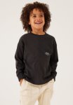Cotton On Long Sleeve Spliced Waffle Tee - Phantom