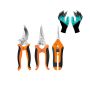 3 Pack Garden Pruning Shears 3CR13 Stainless Steel For Home Yard