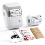 NB806 - Niimbot - B1_PRO - 300DPI - Portable Thermal Label Printer Incl Free Label Roll 50X30MM Light Sand