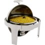 Chafing Dish S/steel Roll Top Round 180 6.8LT CDS1007