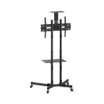 32"- 65" Mobile Tv Cart Floor Stand Mount