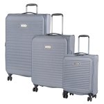 CELLINI Destiny 3 Piece Luggage Set Blue