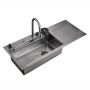 Kitchen Mixer/sink Combo Dark Grey 1250G