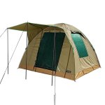 Kaufmann X Afri Canvas Dome Tent 3X3 W t Fly Sheet