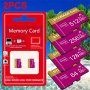 2-PACK Micro Sd Cards - 512MB & 256MB Flash Tf Storage Cards For Cameras Smartphones Tablets Pcs Car Audio Game Consoles - Secure Digital Memory Solutions