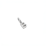 B Alphabet Charm In Silver