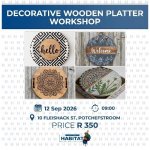 Wooden Platter Workshop 12 Sept 2026
