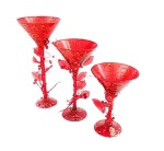 Glass Vase 3PCE Set