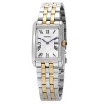 Seiko Quartz White Dial Two-tone Woman's Watch SWR087P1