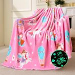 Joiedomi Glow In The Dark Blanket Unicorn Toys For Girls Age 2 3 4 5 6 7 8 9 10 11 12 Year Old