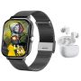 Men's Sports Smart Watch +wireless Earbuds-fitness Audio Set