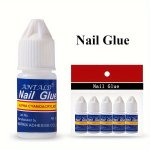 Antald Nail Glue - Fast Drying Alpha Cyanocrylate Adhesive For False Nail Tips And Gem Attachments