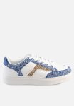 Sissy Boy Glitter Outline Sneaker - Blue white