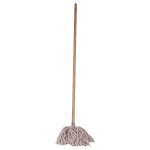 Janitorial Mega Mop Metal Socket 25MM Pine Handle 400G