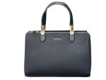 Sovereign Leather Satchel- Blue