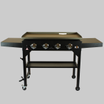 Alva Fuji 4 Burner Gas Griddle Bbq Station