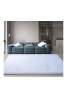 Smte Soft Shaggy Rug -white With Keychain