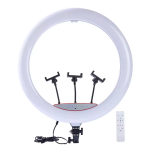 Three Phone Holder 3 Levels Light Adjustable Crystal LED Ring