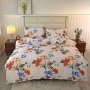 1PC Floral Printed Comfortable And Breathable Duvet Cover Single Duvet Cover Bedroom Decor Without Pillowcase Or Padding