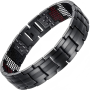 Men's Bracelet Magnetic Therapy Wristband Premium Pure Titanium