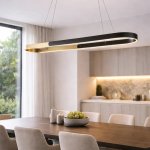 Aurex Loop Pendant - Black And Gold