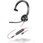 Polo Poly Blackwire 3315 Monaural Usb-c Headset 8X217AA