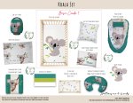 Cot Duvet Bedding Koala Set Neutral