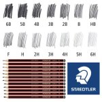 Staedtler Tradition Pencils B 2B 3B 4B 5B 6B H 2H 3H 4H - Factory Plaza