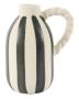 Black/beige Stripe Vase Rope 18CM