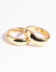 Goldair Gold Plated Ring Set - M l