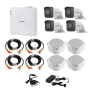 1080P 4 Channel Dvr & 4 Bullet Cameras Diy Cctv Kit