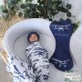 Wrap Set / Swaddle Set Adventure Awaits Simple Airplane Vintage