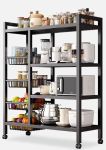 Zs - 4 Tier Multi Functional Storage Shelf - 120 X 32 X 134CM